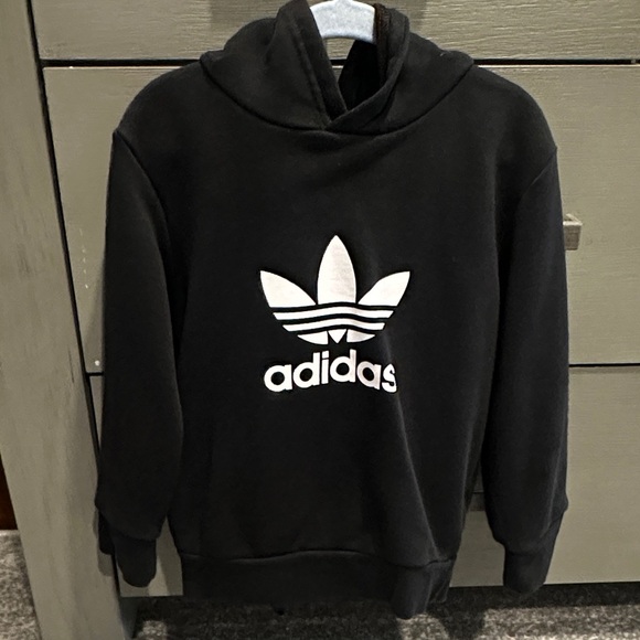 adidas Other - Adidas Kid’s Set Black and White Logo Sweater with Sweatpants Size 4T